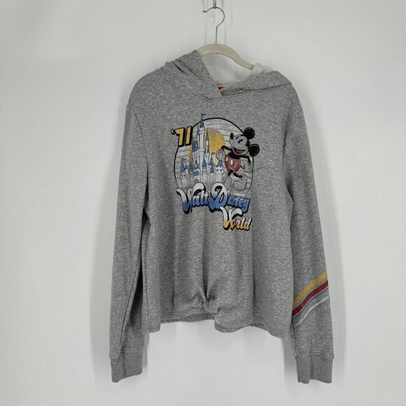 Disney Parks Authentic Tops - Disney parks  Sweatshirt XL gray  hoodie athletic athleisure  mickey mouse comfy